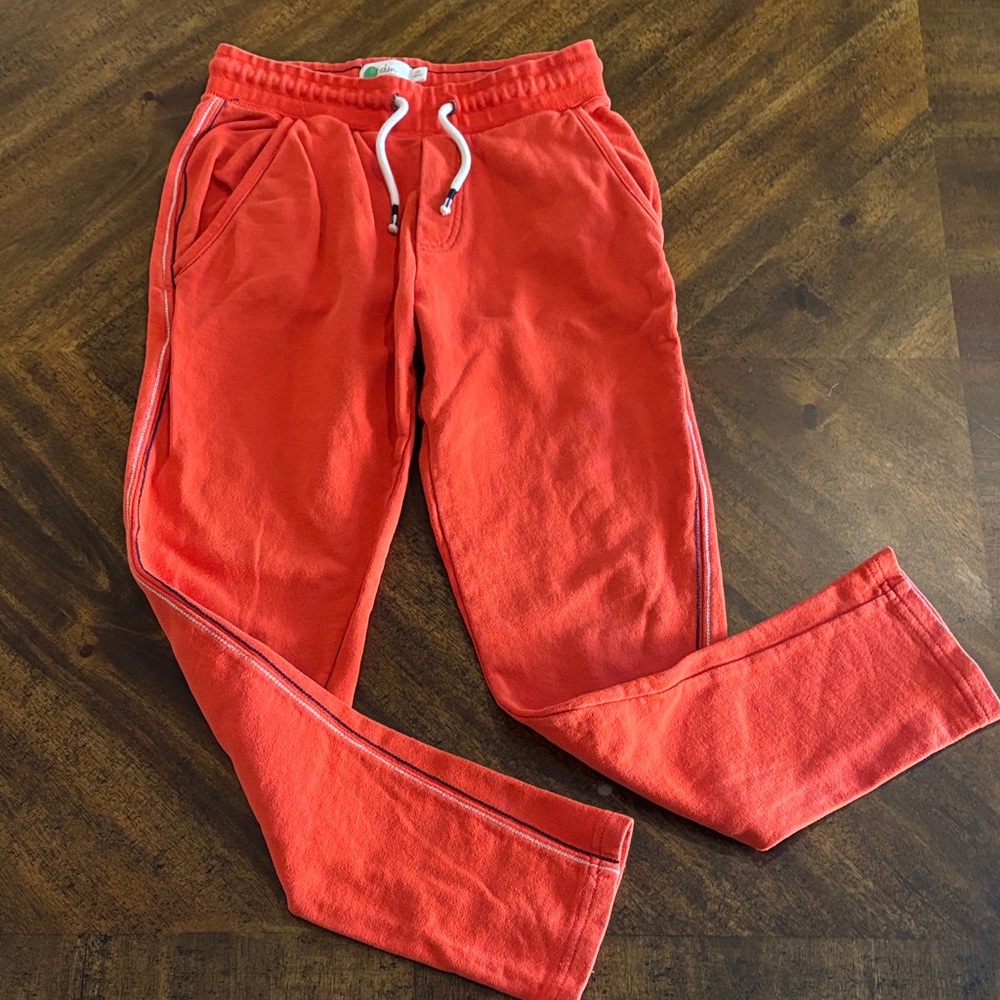 Mini Boden Vibrant orange Sweatpants size 11Y